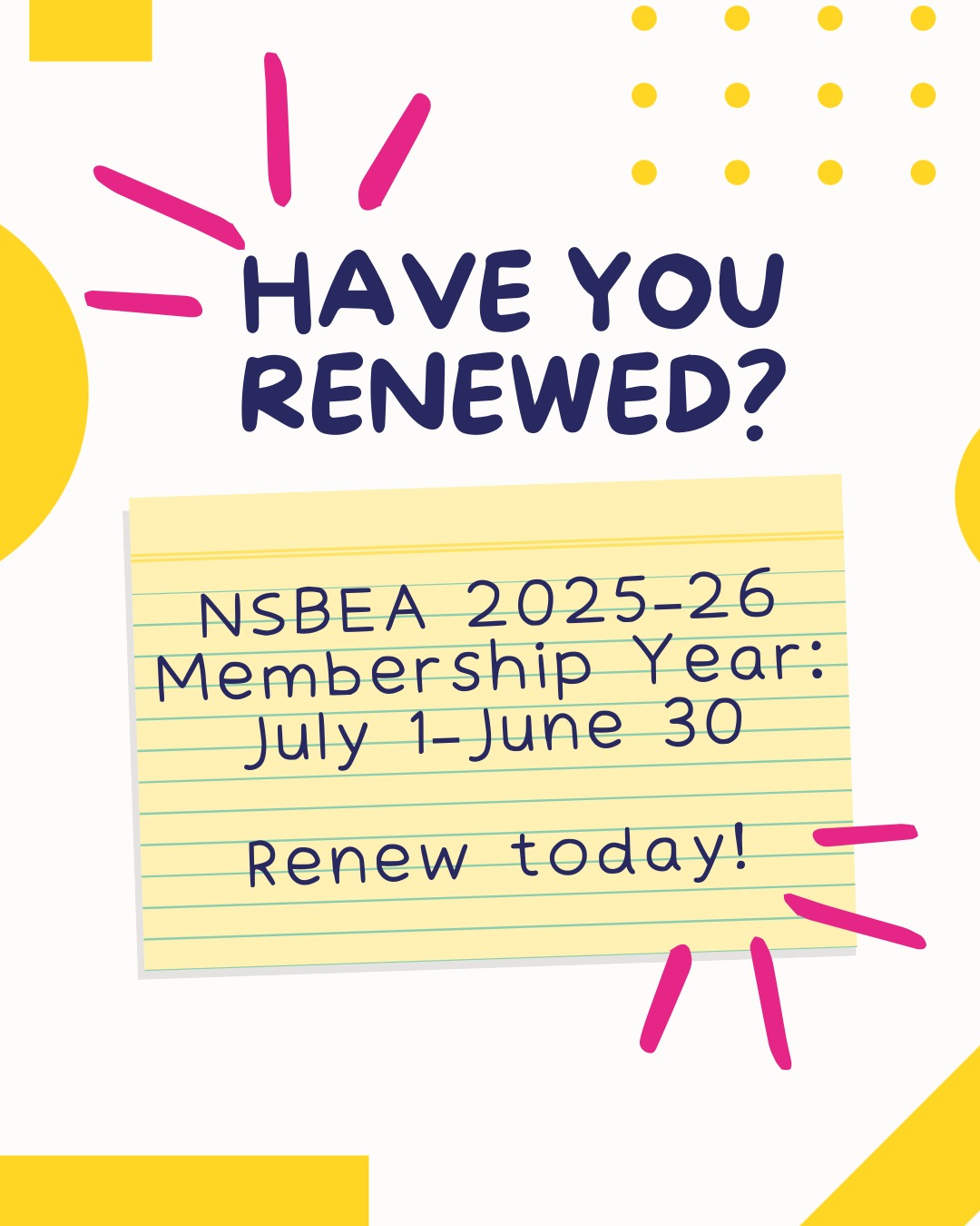 The 2025-26 membership year has begun! #nsbea #nbea #businesseducation #businessteachers